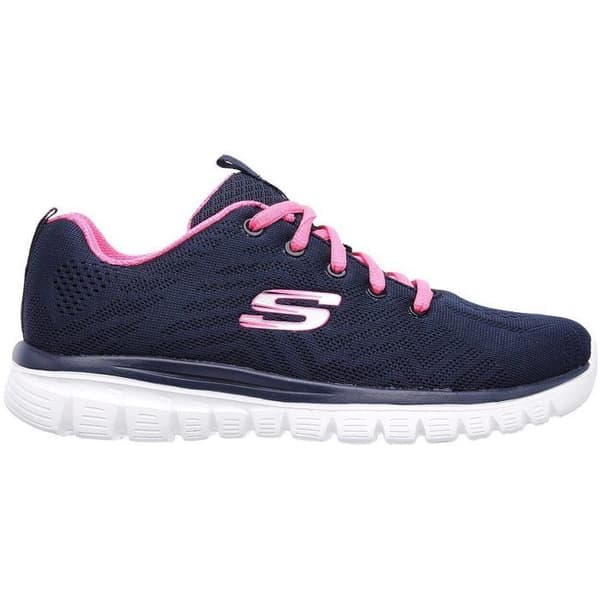 Skechers Get Connected Skor, Blå, Dam Marin 38
