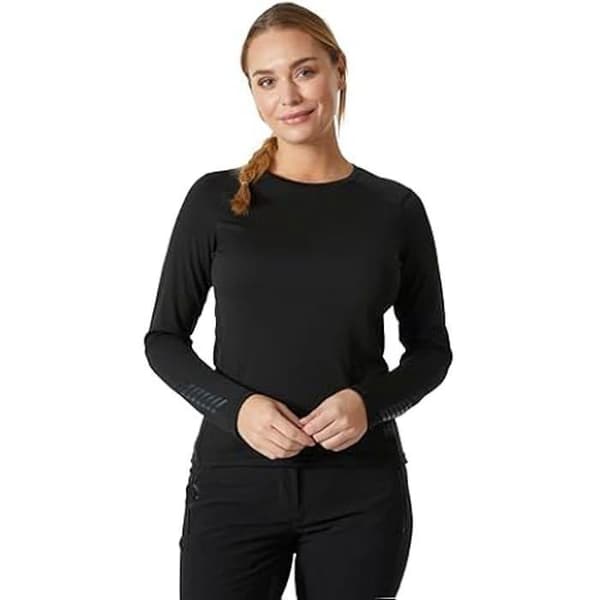 Helly Hansen W LIFA Active Crew Ls Baselayer Dam Svart jag