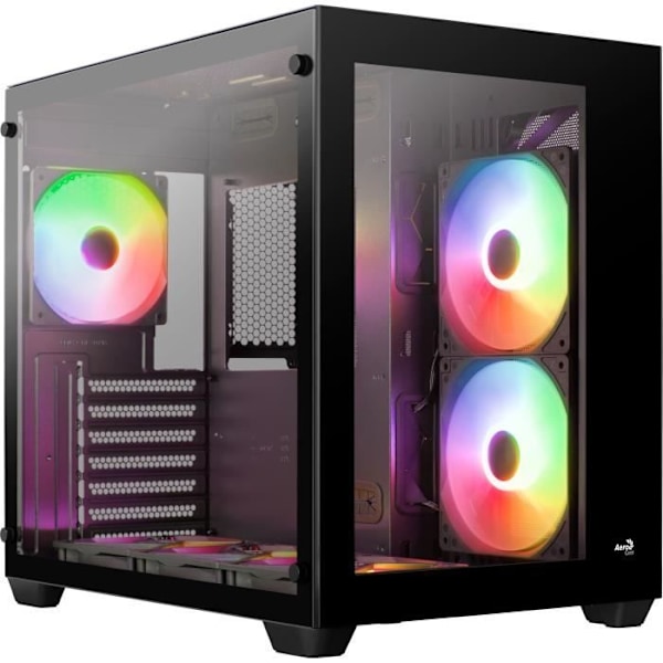 PC-fodral - AEROCOOL - Dryft G v2 (svart) - Cube - ATX-format - Utan strömförsörjning