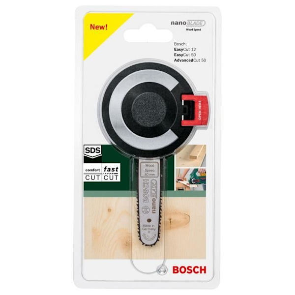 NANOBLADE WOOD SPEED 50 blad för BOSCH EasyCut 12, EasyCut 50, Advanced Cut 50 Grå