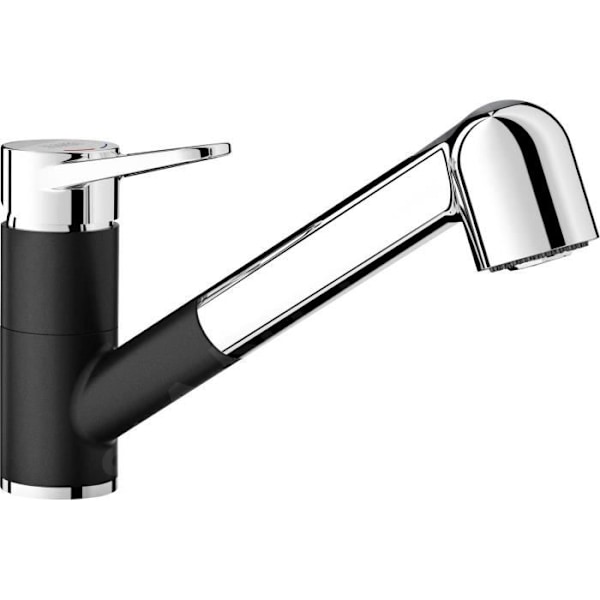 BLANCO WEGA S - DISKBLANDARE MED UTTAGBAR SPRAY, SVART - C