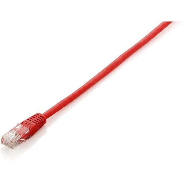Utrusta Cat.6 U-UTP 0.5m, 0.5m, Cat6, U-UTP (UTP), RJ-45, RJ-45, Red