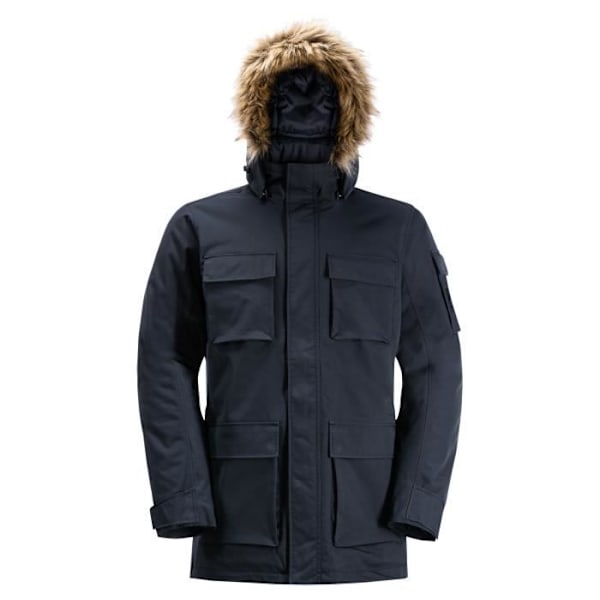 Parka - Jack Wolfskin - Glacier Canyon - Vattentålig - Varm - Berg nattblå M