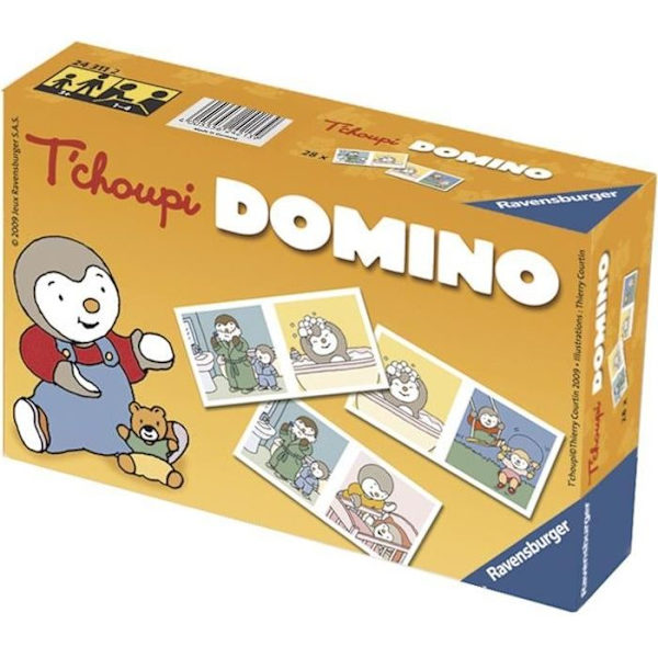 Domino - Ravensburger - T'Choupi - Bilder från vardagen - Blandat - Från 2 år Flerfärgad
