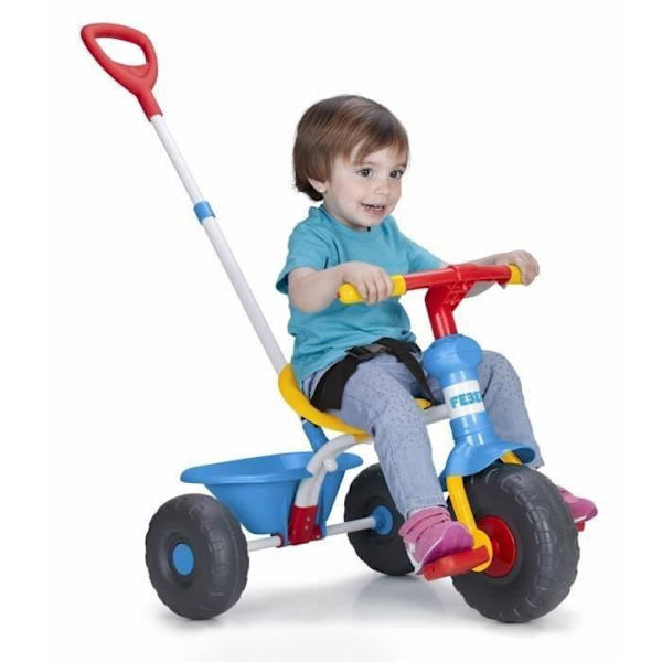 Baby Trike 3 in 1 trehjuling - FEBER - Blå - För bebisar från 1 år 3 i 1 trike