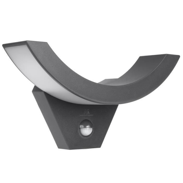 LED-lampa med grå infraröd rörelsesensor Grå