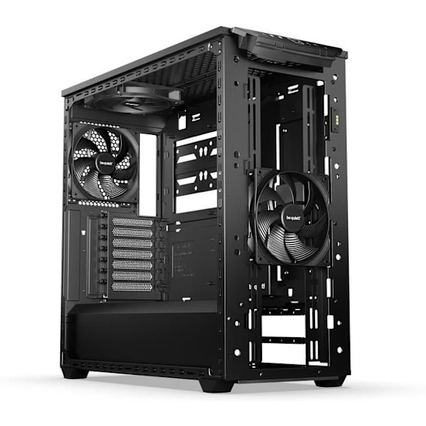 var tyst! Shadow Base 800 DX Mid Tower Fodral - svart Svart