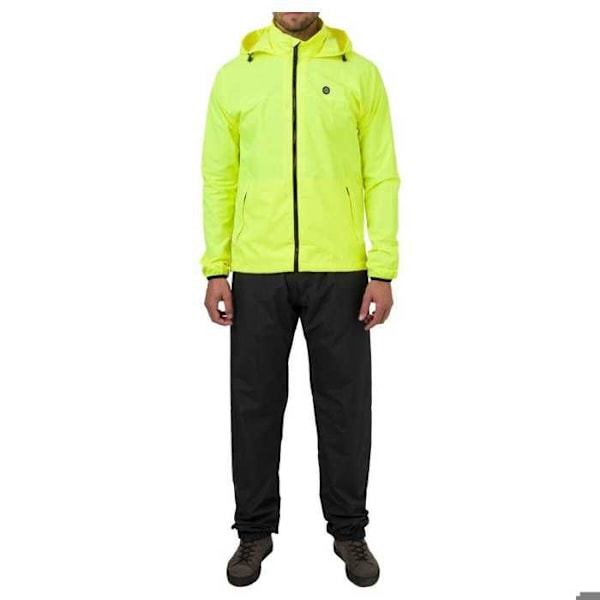 Vattentät jacka - AGU - GO Essential - Poray 5000 - Andningsbar - 100% återvunnen gul XL
