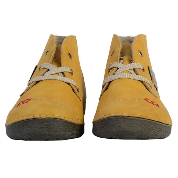 Rieker Morelia High Boot - Dam - Gul - Patchwork - Snören - Exceptionell komfort Gul 41