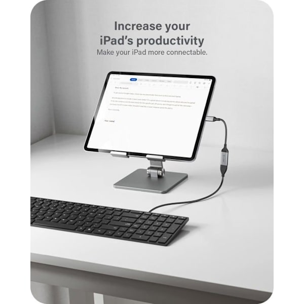 Tillbehör för Alogic-kabel - ULCAA-SGR - Super Ultra USB 3.1 USB-C auf USB-A Adapter 15cm grå