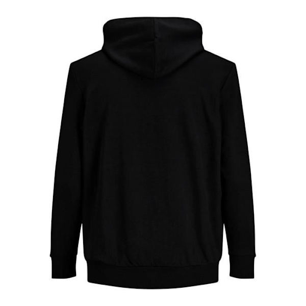 Huvtröja med dragkedja - Jack & Jones - Svart - 85% Bomull - 15% Polyester - 7XL Svart XXXXL