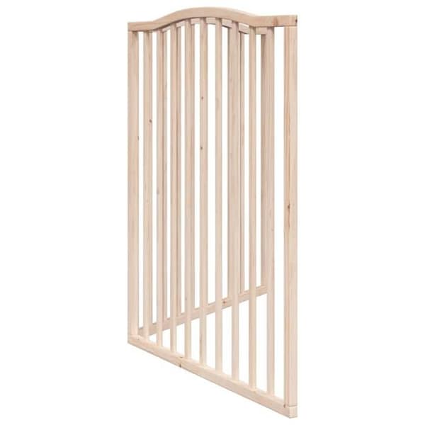 vidaXL Fällbar hundgrind 2 paneler 160 cm poppelträ 352210