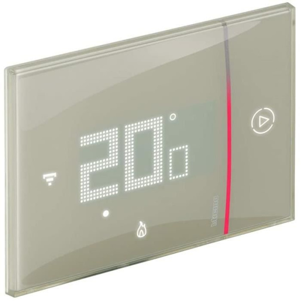 Bticino Termostat Wi-FI Intelligent Smarther2 med Netatmo SXM8002 inbyggd Sand
