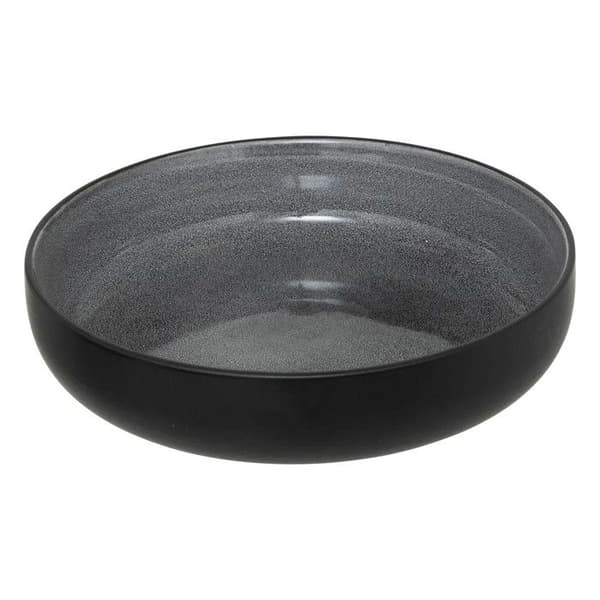Set med 6 djupa tallrikar "Diane" 21cm mörkgrå