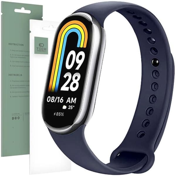 Xiaomi 8/9/Nfc Teknik-Skydd Ikonband Blå Marin Blå