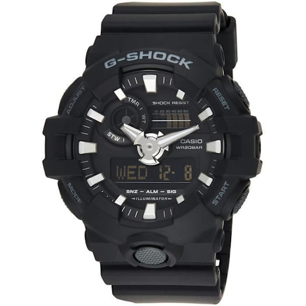 CASIO G-Shock herr GA-700-1BER kvartsklocka Svart