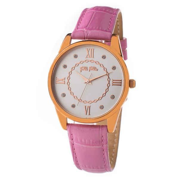 Kvinnoarmband - Folli Follie - WF16R016SSRO - Kvarts - Läder - Ø 38 mm