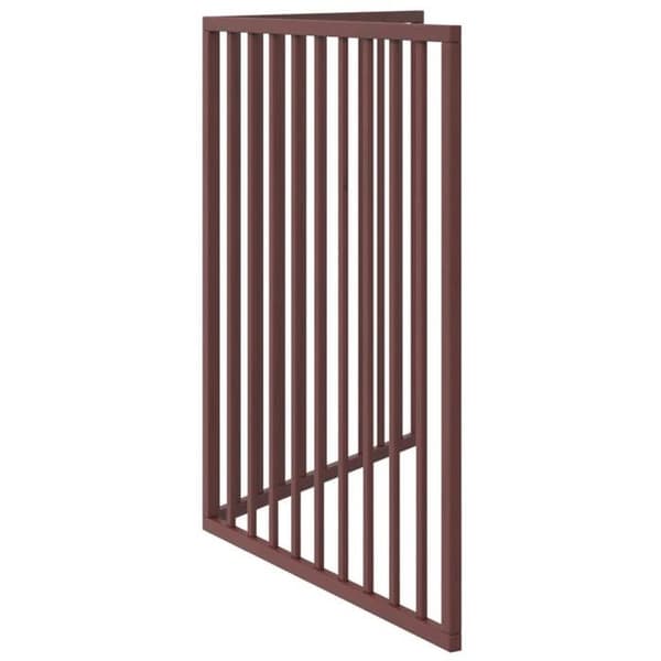 vidaXL Fällbar hundbarriär 2 paneler 160 cm poppelträ 352202