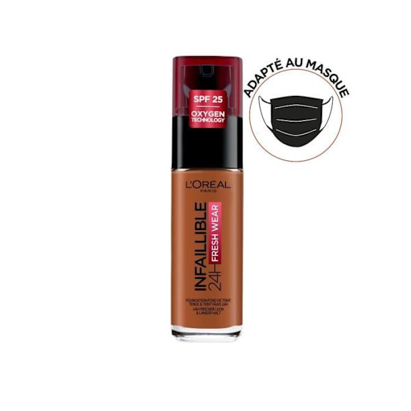 L'OREAL PARIS INFAILLIBLE foundation - Långvarig 32h - Mörk guld