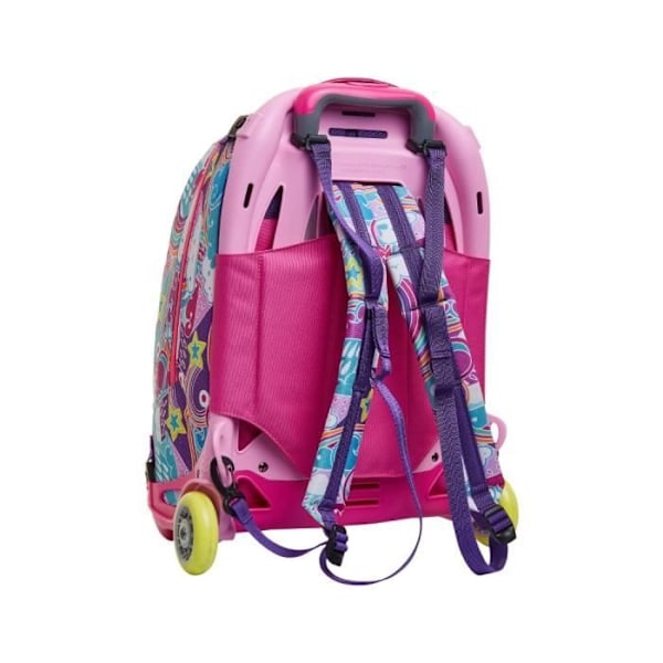 Trolleyryggsäck - SEVEN - New Tech SJ Gang - Rosa - Multisport - 33L - 3 användningsområden