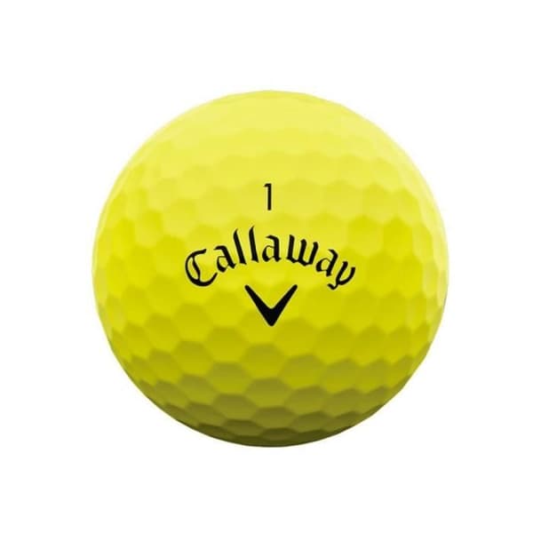 Golfbollar - CALLAWAY - Supersoft - Gul - Unisex - Hög avstånd