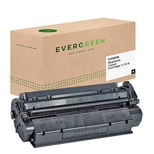 EVERGREEN CARTRIDGE T, FX 8 ÅTERTILLVERKAD TONERPACK MED 1 PATRIDGE T