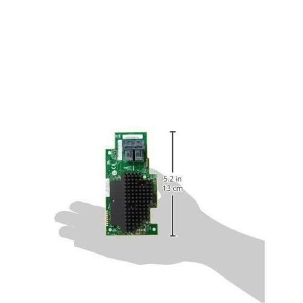 Intel-styrd RAIDRAID-kontroller SAS, SATA, PCI Express x8, fullhöjd lågprofil, 0, 1, 10, 1E, JBOD, lsi3108,
