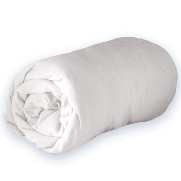 Drap housse - DOUCEUR D'INTERIEUR - 160 x 200 cm - Enjambment jersey - Vit - Bonnet 30 cm Vit