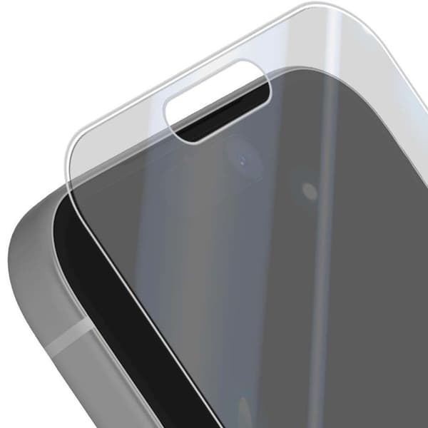 Härdat glas - PANZER GLASS - iPhone 17 Pro Max - Rep-resistant - EasyAligner - Miljöansvarig Vit