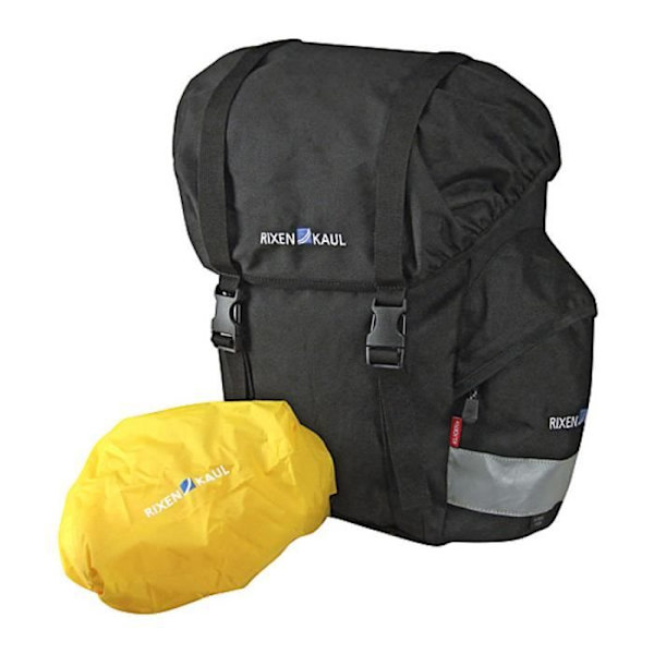 Bakficka - KLICKFIX - Classic - Svart - 900 g - 25 L - Regnskydd ingår Blå