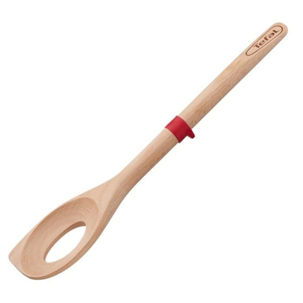 TEFAL INGENIO Risottosked i bokträ och platinasilikon 32 cm K2308514 Beige och röd