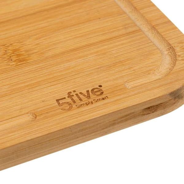 Set med 2 skärbrädor i bambu - 5five beige