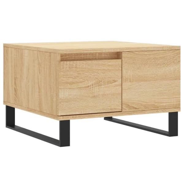 vidaXL Soffbord eksonoma 55x55x36,5 cm träkomposit 830767