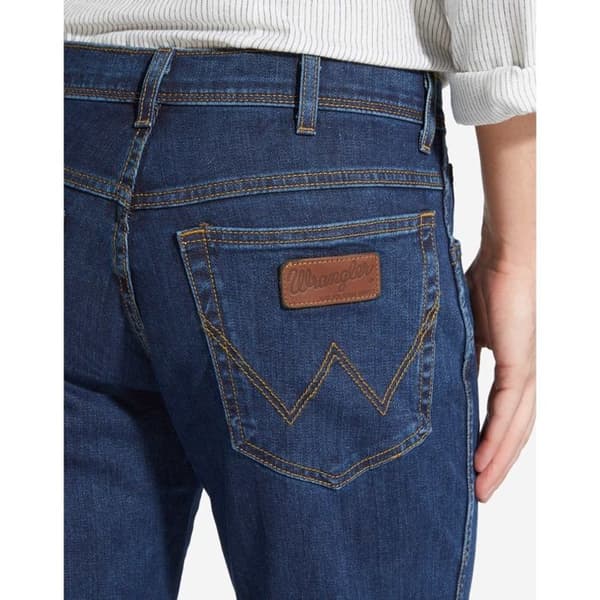 Jeans Wrangler Texas Stretch Darkstone - blå blå 34