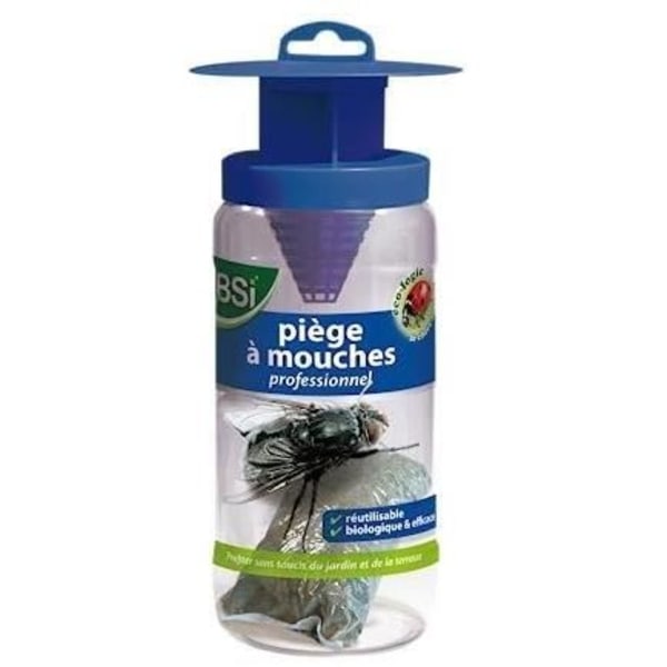 Flugfälla - BSI - Utomhus med bete - Fångar och smälter ner upp till 20 000 insekter Genomskinlig
