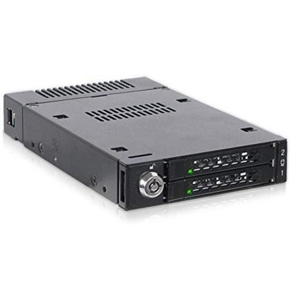 ICY DOCK TOUGHARMOR MB834M2K-B M.2 SSD-HÅLLE SVART