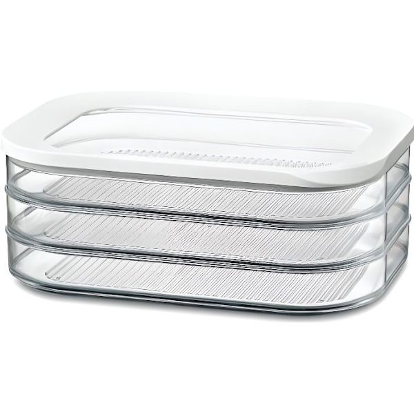Förvaringslåda för Charkuterier - ROSTI MEPAL - Modula - Vit - 22,4 x 16 x 8,6 cm - Diskmaskinssäker
