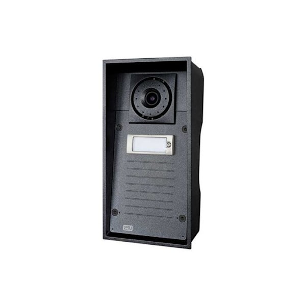 Intercom anti-vandal - 2N - Helios IP Force - HD-kamera - Nattvision - Dubbel högtalare Svart