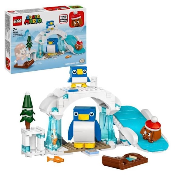 LEGO® 71430 Super Mario Penguin Family Snow Adventure Expansion Set, leksak med Goomba-figur Flerfärgad