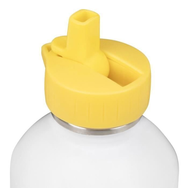 Barnflaska Rostfritt stål - Lätt att rengöra - Återanvändbar flaska - Kapacitet 300ml - 17 cm x 6,5 cm - Regnbåge Flerfärgad