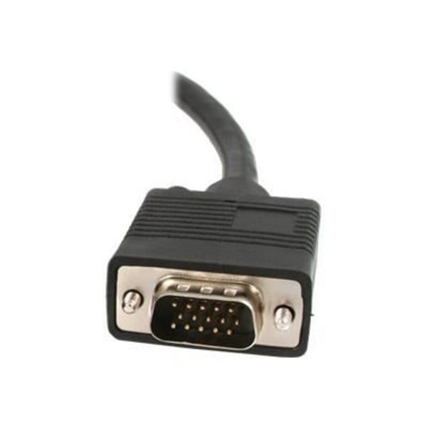 STARTECH 1,8 m DVI-I (M) till DVI-D (M) och VGA (M) Y-splitterkabel - DVI till DVI / HD15 videodelare - Svart