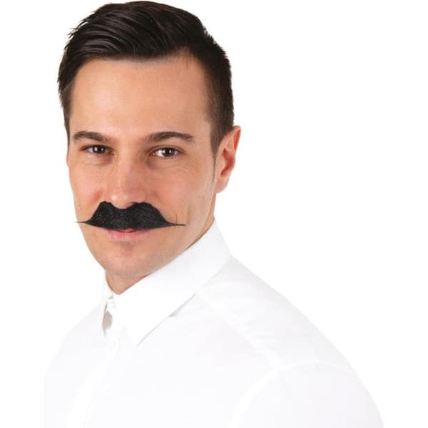 MUSTASCH HERRE - NOIR Svart