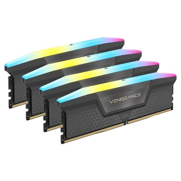 CORSAIR VENGEANCE RGB DDR5 64GB (4X16GB) 5600MHZ C36 DESKTOP MINNE
