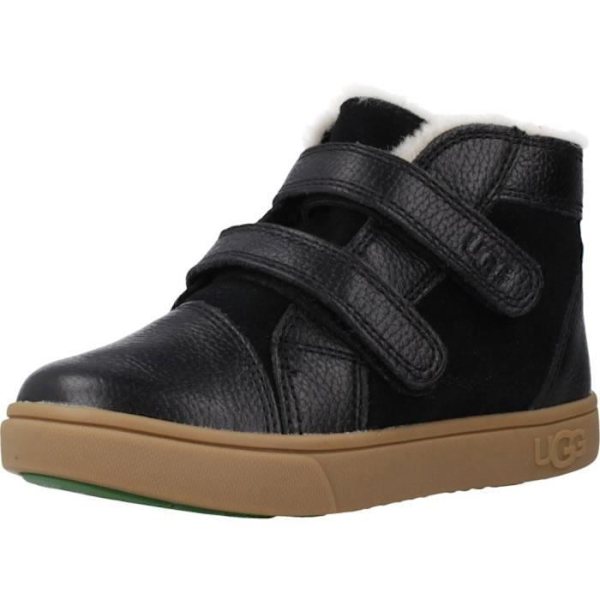 Barnstövlar - UGG - 92002 - Svart - Tryckknäppning - Textil skaft Svart 23 1/2