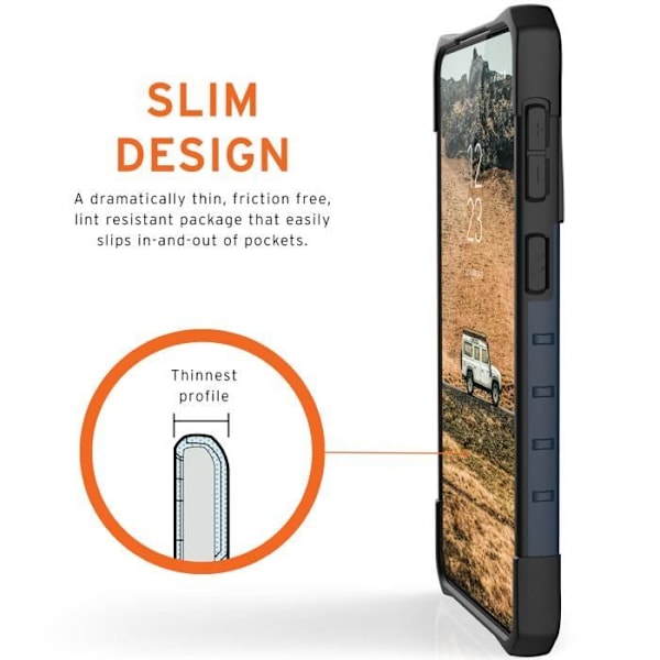 Skyddsskal - UAG - Pathfinder - Samsung Galaxy S21 Plus - Halkfri - Styv Blå