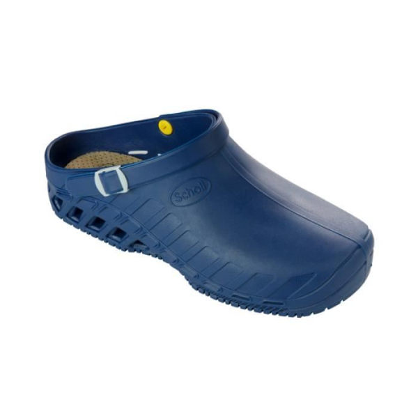 Scholl Evo TPR Clog - Marinblå - TPR ovandel - Uttagbar innersula Blå 40
