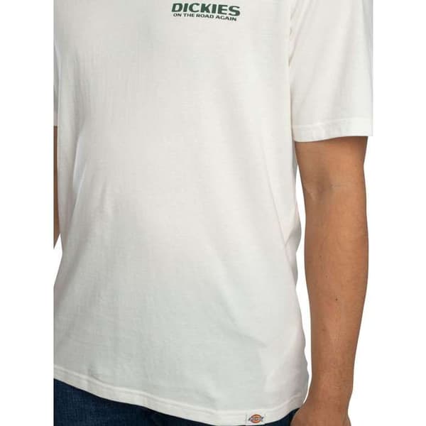 T-Shirt Grafisk Burns Back - Dickies Vit M