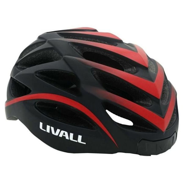 Livall Bh62 Neo Cykelhjälm Unisex-Vuxen, Svart/Röd, 55-61cm Svart röd jag