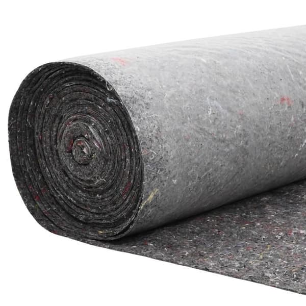 Duk för damm - 1000 g/m² - 1 x 10 m - Polyester - Grå grå