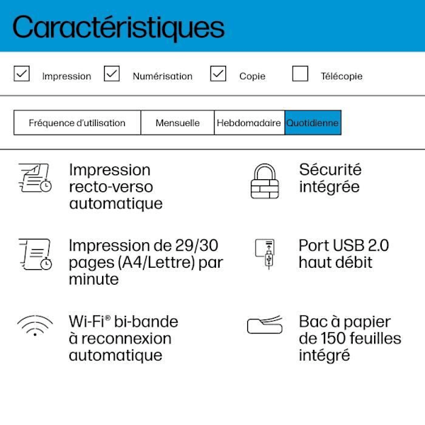 Multifunktionsskrivare - HP - Laserjet M234dw - Monokrom - 29PPM - Duplex WiFi